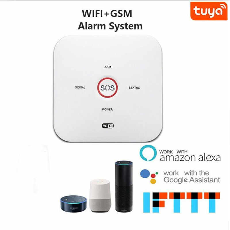 Báo động chống trộm qua điện thoại GSM WIFI TUYA SHP-CK3