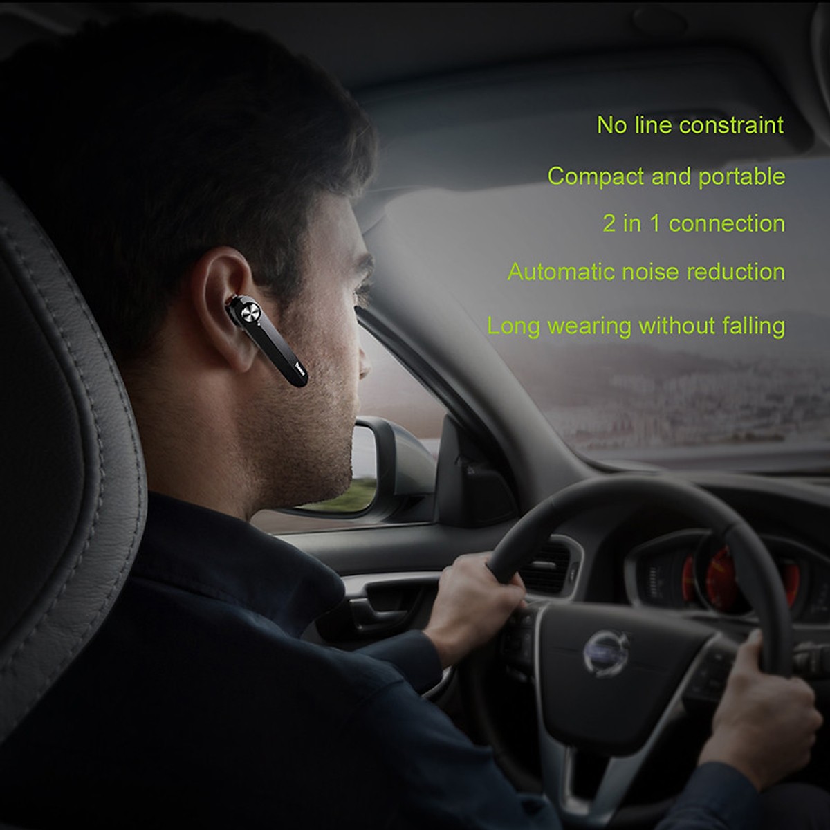 Tai nghe bluetooth cao cấp thương hiệu Baseus A01 chuyên đàm thoại chống ồn lọc âm cực tốt