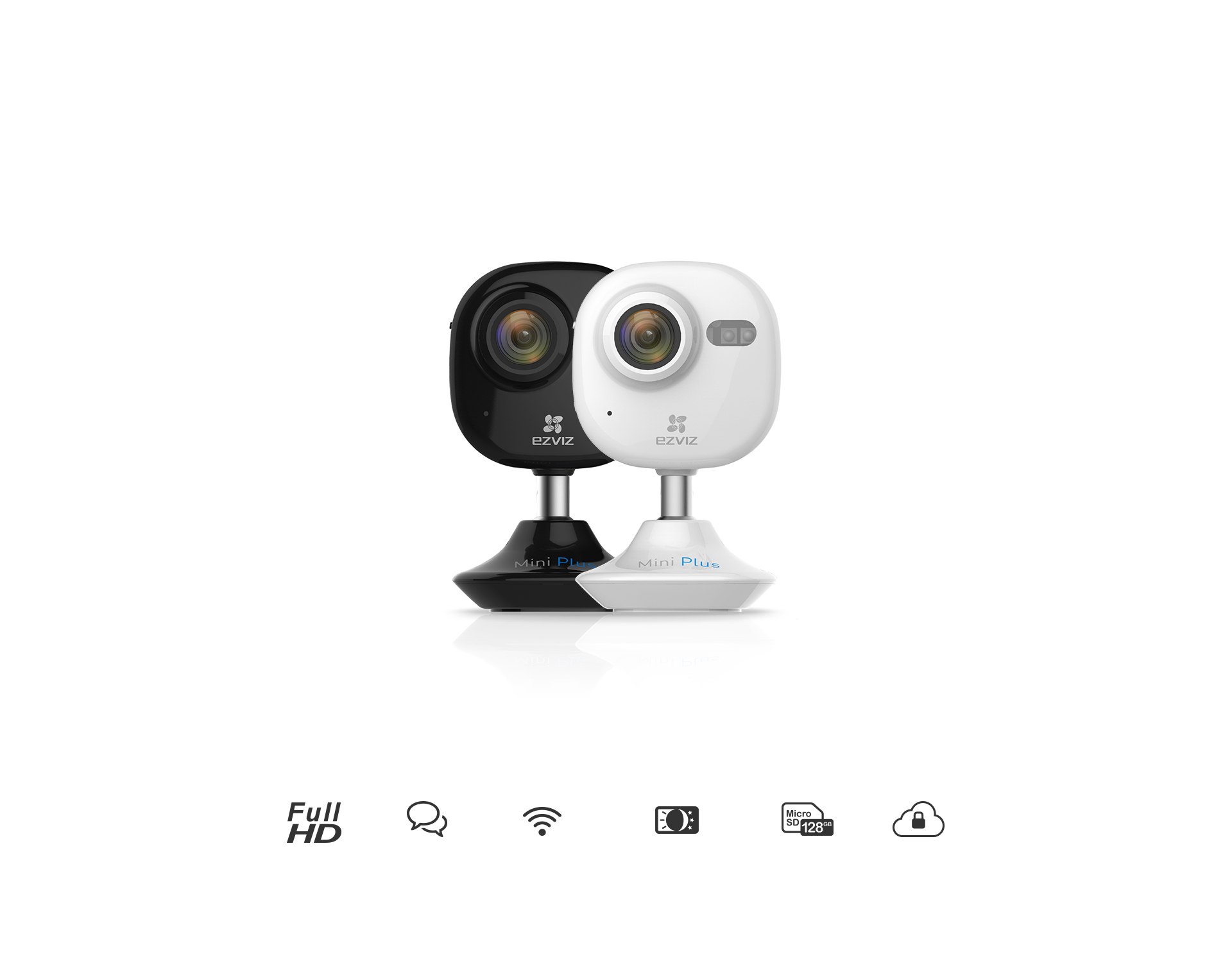 Camera wifi đa năng Ezviz mini plus 2MegaPixel-chống ngược sáng thực WDR 120dB