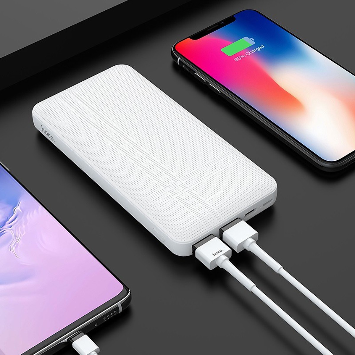 Pin Sạc Dự Phòng 10000mAh Hoco J48 2 Cổng sạc
