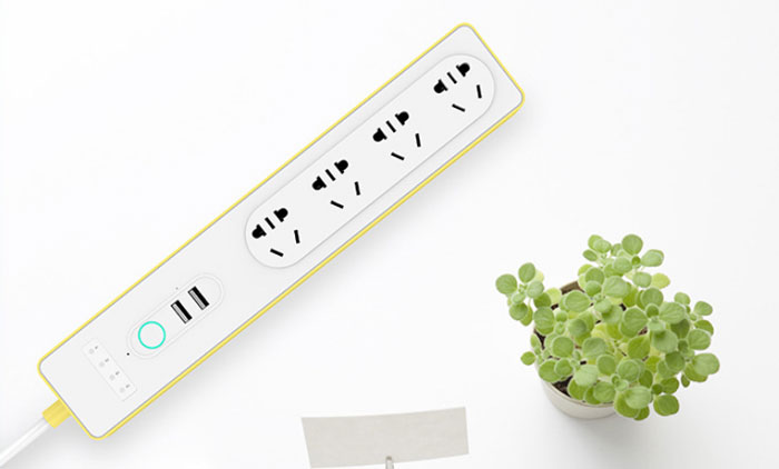Ổ Cắm 4 Cổng Kéo Dài Điều Khiển Qua Wifi T.u.y.a TC4